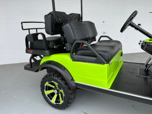 Lime Green Evolution Forester Lithium Electric Golf Cart 04